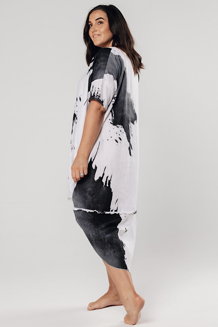 HARMONY DRESS - INKY BLACK