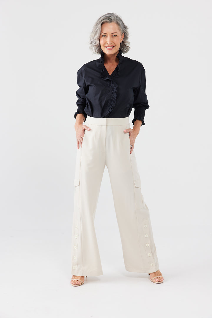 BENNY PANTS - ECRU - FINAL CLEARANCE