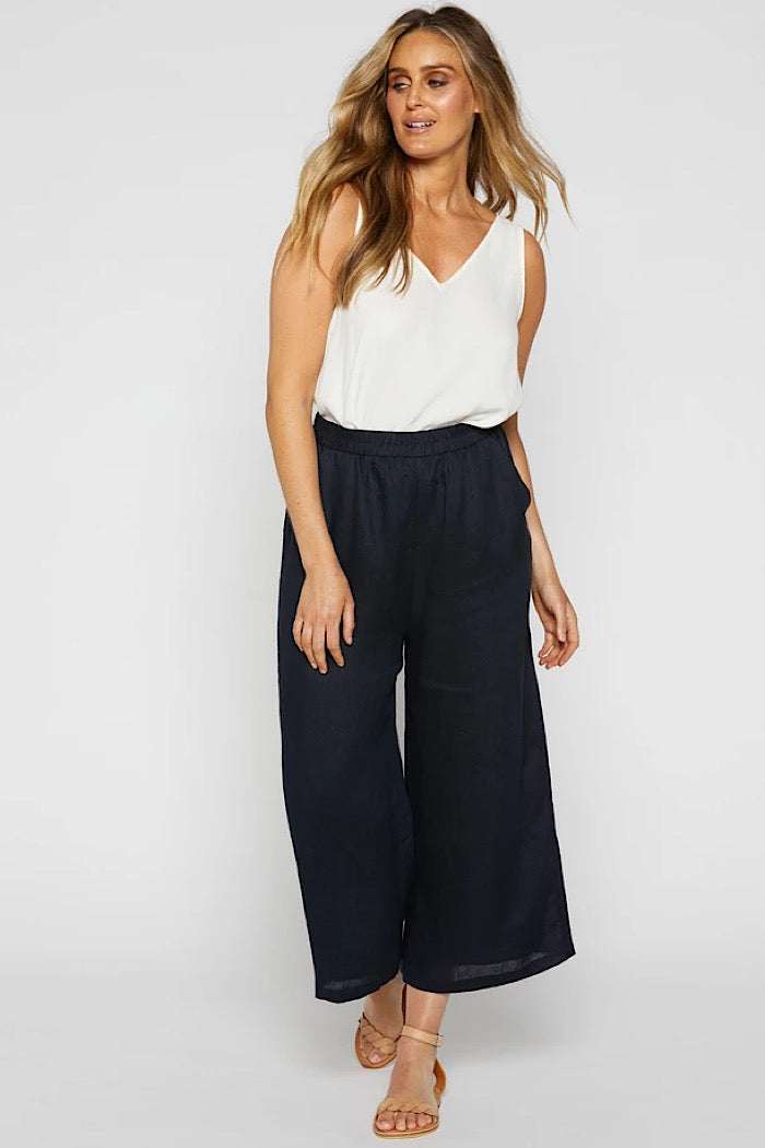MYSTIC CROP PANT - SAPPHIRE