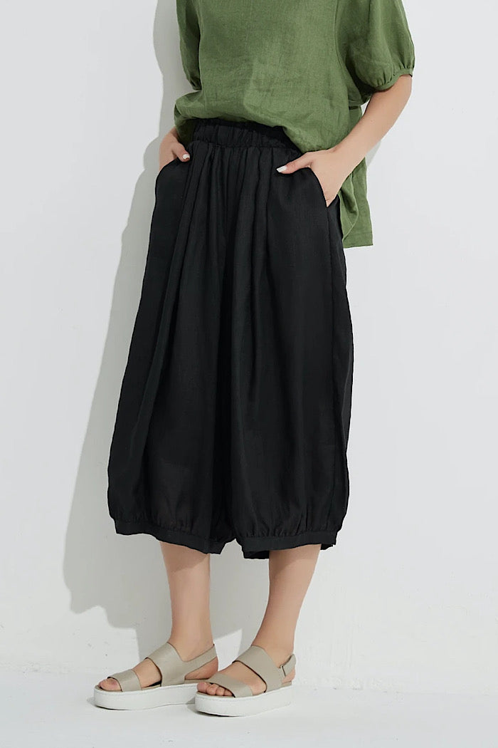 BILLOW PANTS - BLACK